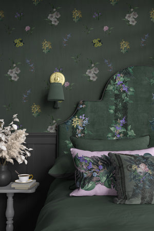 Belstone wallpaper Deep Forest Green