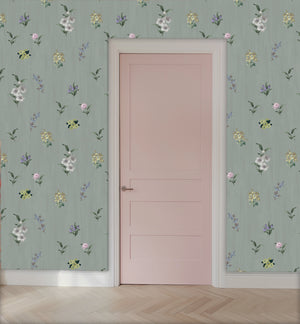 Belstone wallpaper Lichen Green