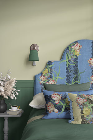 Tulip velvets Château Blue