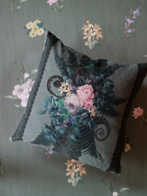 Belstone wallpaper Deep Forest Green