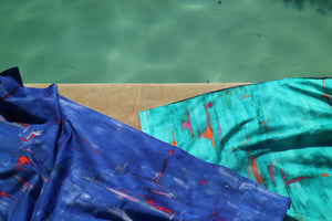 Perfumes of the Night Abstract Moroccan Blue