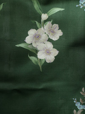 Belstone linen Deep Forest Green