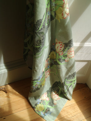 Tulip linens Silver Moss Green