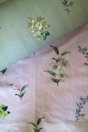 Belstone linen Cuckoo-Flower Pink