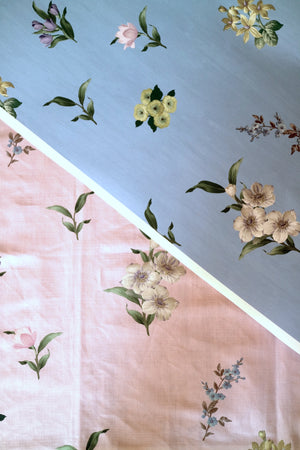 Belstone linen Cuckoo-Flower Pink