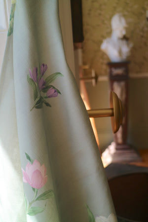 Belstone linen Lichen Green