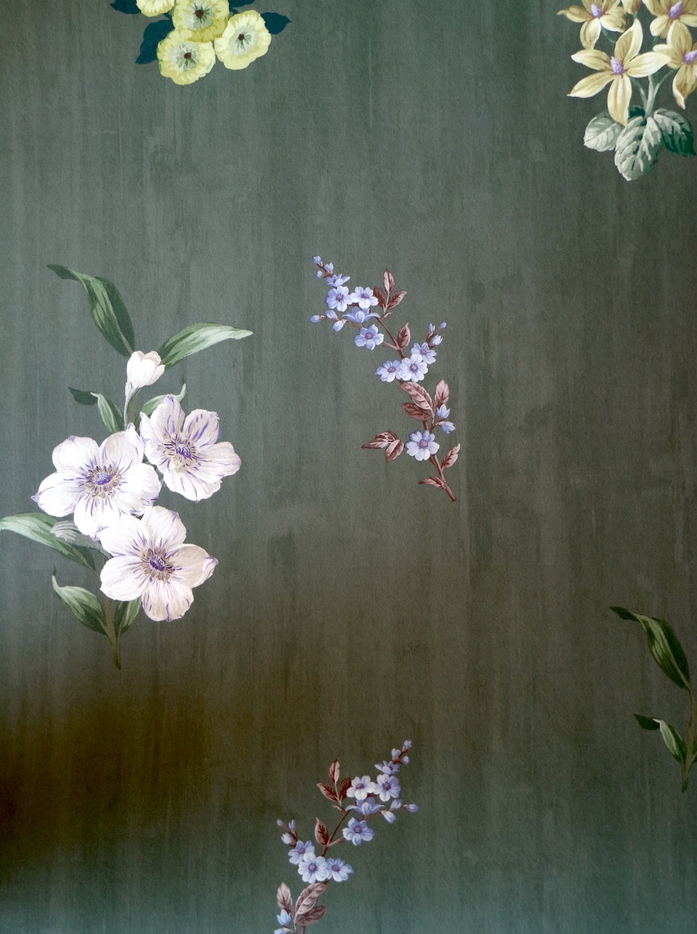 Belstone wallpaper Deep Forest Green