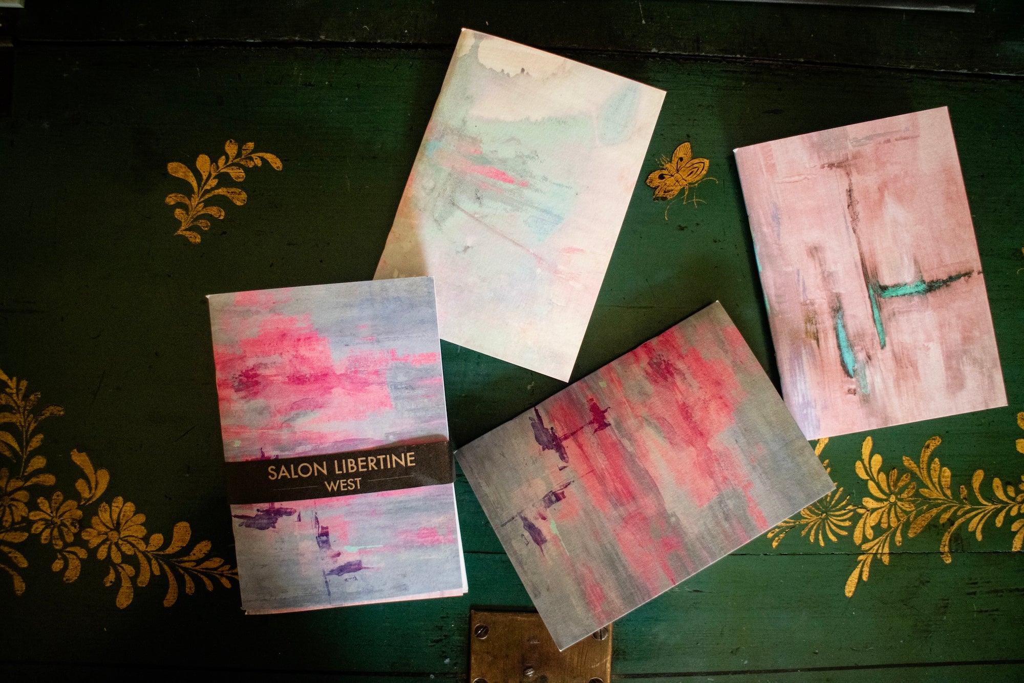 Notebook pack - Pink Abstracts