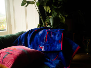 Perfumes of the Night Abstract Moroccan Blue