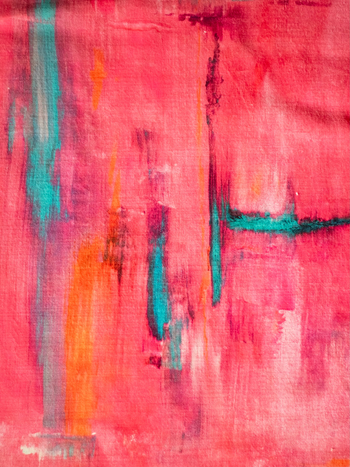 Perfumes of the Night Abstract Indian Pink